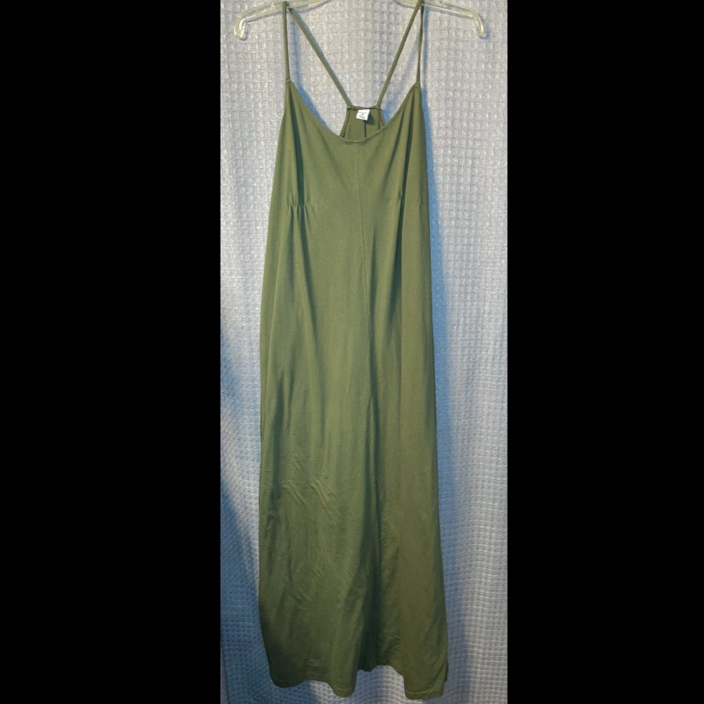 Old Navy Olive Green Maxi Dress! Size-M